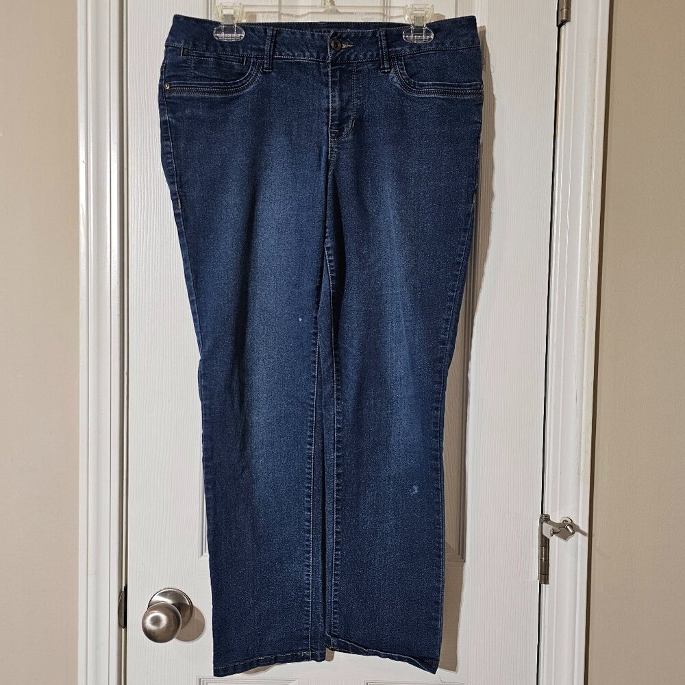 Sonoma Life‎ + Style Jeans - Womens Modern Cropped Slim - Size 8 - 31x26.5